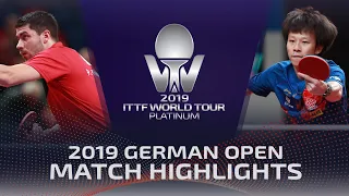 Patrick Franziska vs Lin Gaoyuan | 2019 ITTF German Open Highlights (R16)