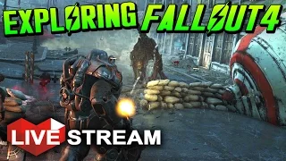 Fallout 4 Gameplay Part 1 | Exploration & Surviving the Wasteland!! - Live Stream (No Spoilers)