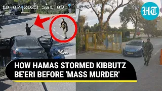 On Cam: Armed Hamas Militants Storm Israel's Kibbutz Be'eri; Two Days Later, 100 Bodies Found