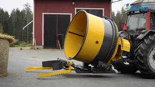 Измельчитель соломы, сена и силоса ELHO Rotor Cutter. Резчик силоса с погрузчиком и системой раздачи