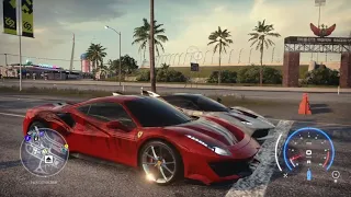 NFS Heat - Ferrari 488 Pista vs Ferrari LaFerrari