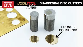 Sharpening Disc Cutters + Polishing on the JOOLTOOL - LIVE with Anie