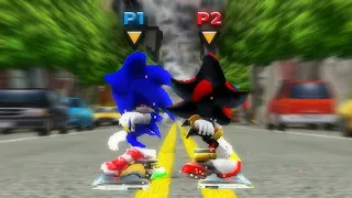 Sonic Adventure 2, with CO-OP