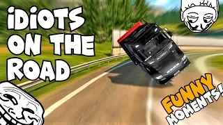 ★ IDIOTS on the road #12 - ETS2MP | Funny moments - Euro Truck Simulator 2 Multiplayer