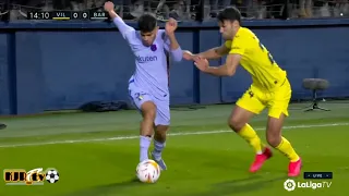 Abde Ezzalzouli vs Villarreal _CrazySkills -2021 #fcbarcelona #culers