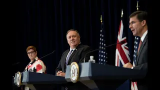 Secretaries Pompeo and Esper Meet with Australia’s Foreign and Defense Ministers | FULL EVENT