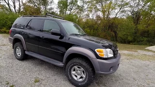 2001-2007 1st Gen Toyota Sequoia Heavy Towing Setup With Firestone Airbags  !!!