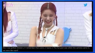 ITZY Twitter Blueroom - ITZY on filming "In the morning" Music Video