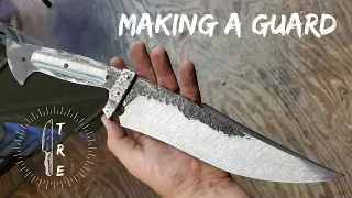 Making A Guard For A Full Tang 5160 Bowie | Shop Talk Tuesday 106 |