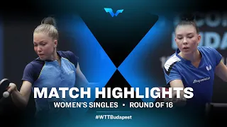 Christina Kallberg vs Mariia Tailakova | WTT Contender Budapest 2021 (R32)