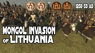 Mongol Invasion of Lithuania 1258-59 AD -5 Stars- Medieval Kingdoms Total War 1212AD