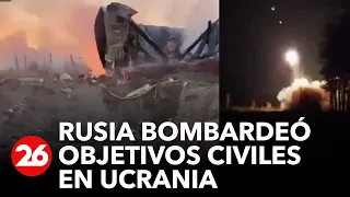 Así quedó un pueblo ucraniano atacado por Rusia luego de los bombardeos a objetivos civiles
