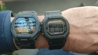 comparison screen visibility Casio G-Shock GBD-200 vs Casio G-Shock GW-B5600