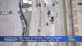 NB Tube Of Harbor Tunnel Closed This Weekend