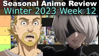 WINTER ANIME TIER LIST | Seasonal Anime Review: Winter 2023 Week 12 (END)