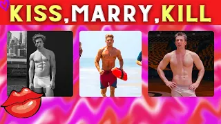 KISS, MARRY, KILL😳 | Smash or Pass | Male Celebrity Edition