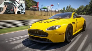 Forza Motorsport - Aston Martin V12 Vantage S at Nürburgring Nordschleife | Logitech G29 Gameplay