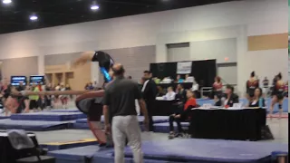 Ella Hodges - vault Regionals 2018