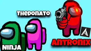 LA "MEJOR JUGADA" DE AMONG US CONTRA THEDONATO Y NINJA.