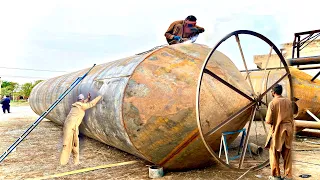 Manufacturing Process of  Huge Silo Tank With Limited Equipments