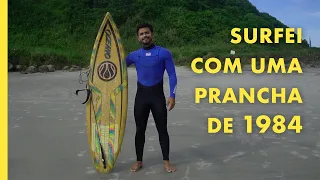 MINHA PRIMEIRA VEZ SURFANDO COM UMA "PHAZER" PRANCHA DOS ANOS 80 // Busy Surfing…