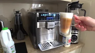 Ekspres Siemens EQ6 latte macchiato po 5000 kaw / jakie mleko do kawy / wymiana zaworu ceramicznego