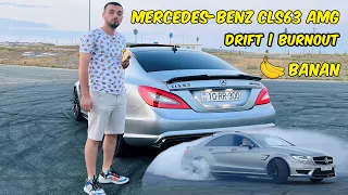 [Mercedes Benz CLS63 AMG] incələməsi | Drift | Burnout |