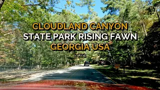 CLOUDLAND CANYON STATE PARK RISING FAWN GEORGIA USA 10/07/2023