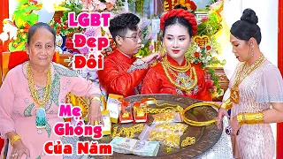 Đám Cưới LGBT NỮ ĐẸP ĐÔI HOÀNH TRÁNG NHẤT MIỀN TÂY Mẹ Chồng Cho Dâu Ngoan Nhiều Vàng Thật Sang