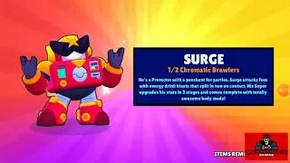 The first person to get surge in the world | Brawl stars |  Lucky person #world'sfirstsurge