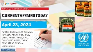 23 April 2024 Current Affairs by GK Today | GKTODAY Current Affairs - 2024