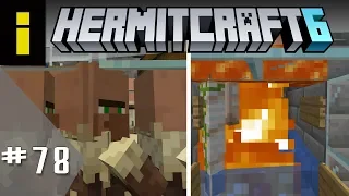 Minecraft HermitCraft S6 | Ep 78: 2-in-1 Villager Breeder & Iron Farm in 1.14.2!