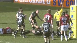 Exeter Chiefs 37-12 Sale Sharks - Aviva Premiership Rugby Highlights Round 17 | 03-03-12