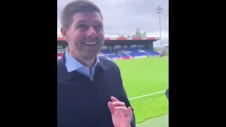 When Steven Gerrard was asked about the £5m Patterson bid 😂