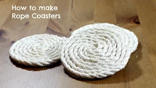 How to make rope coasters