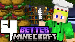 HAMBURGER SÜTÉS!!! - Better Minecraft #4
