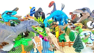 Hunting Found Jurassic Dinosaur, Dilophosaurus, Stegosaurus, Godzilla, Raptor, Triceratops, Kingkong