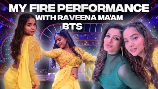 Fire Performance With Raveena Ma'am | BTS | Jhalak Dikhlaa Ja | @ManishaRaniComedy