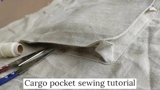 sew a perfect cargo & bellows pocket | cargo pockets sewing tutorial 2021 ||