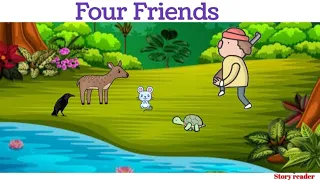 Four Friends l Friendship l unity is strength l moral stories in English l kids stories