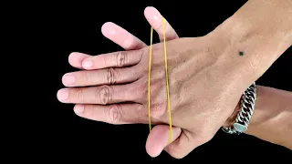 A New Great Rubber Band Magic Trick