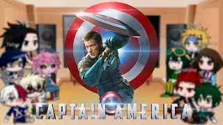 MHA react to Captain America