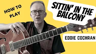 Sittin' in the Balcony | Eddie Cochran | Guitar Lesson | TAB
