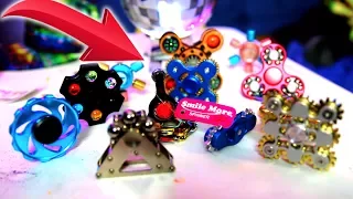 TOP 10 COOLEST Fidget Spinners in The World! (RARE ROMAN ATWOOD NEW FIDGET SPINNER GIVEAWAY)