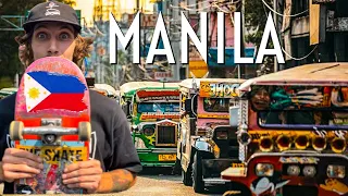 SKATE In The Busy Streets Of Manila | Philippines 🇵🇭