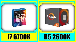 i7 6700K vs Ryzen 5 2600X | RTX 3070 Ti