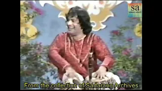 Ustad Tari Khan | Punjab Gharana | Tabla Solo | Taal Rupak | 1986 PNCA | Drums of Pakistan