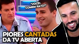 PIORES CANTADAS "VAI DAR NAMORO" - REACT NERD SEDUTOR