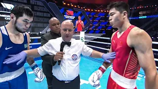 Нурбек Оралбай против Китайского Казаха / Чемпионат мира по боксу 2023