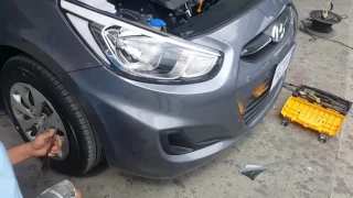 Jeff tan tutorial / hyundai accent / front bumper removal